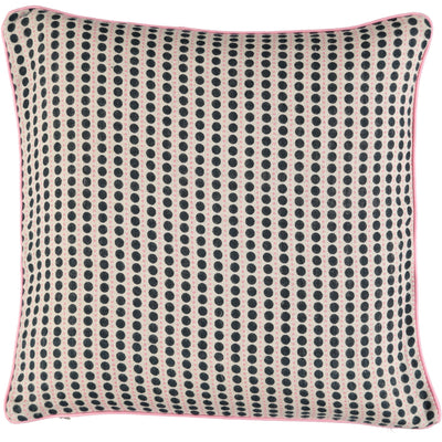 kitty-holmes-spotty-pink-and-navy-cushion cover